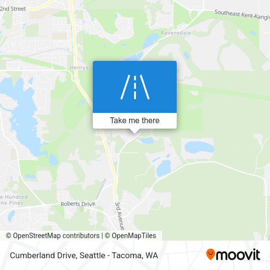 Cumberland Drive map