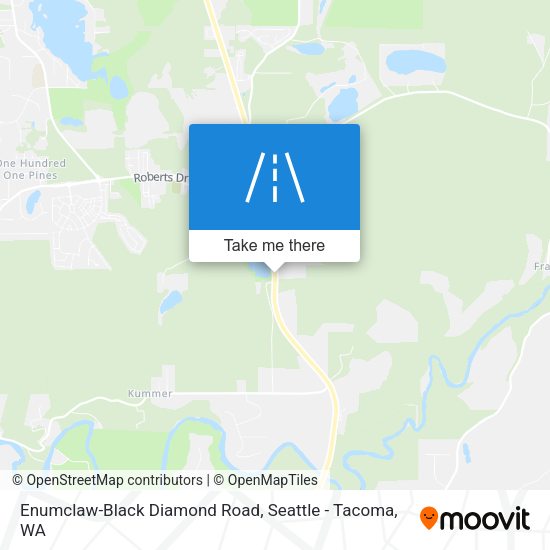 Enumclaw-Black Diamond Road map