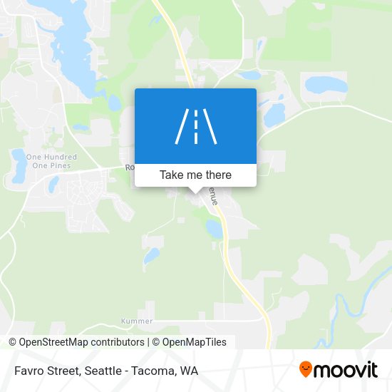 Favro Street map