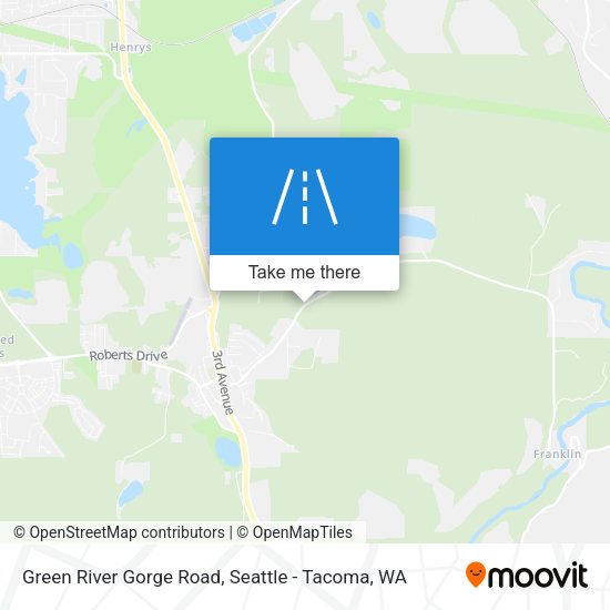 Mapa de Green River Gorge Road