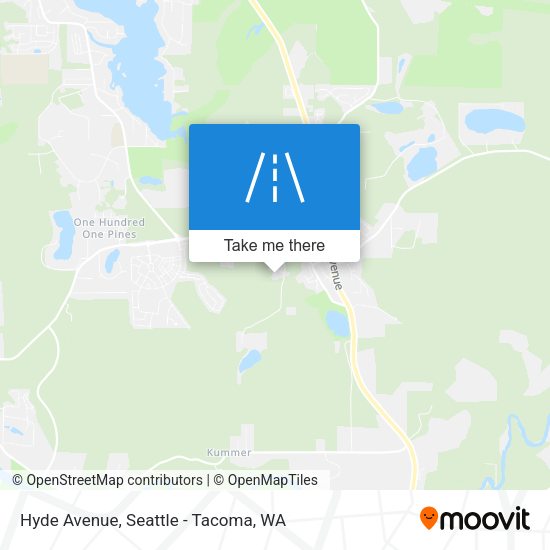 Hyde Avenue map