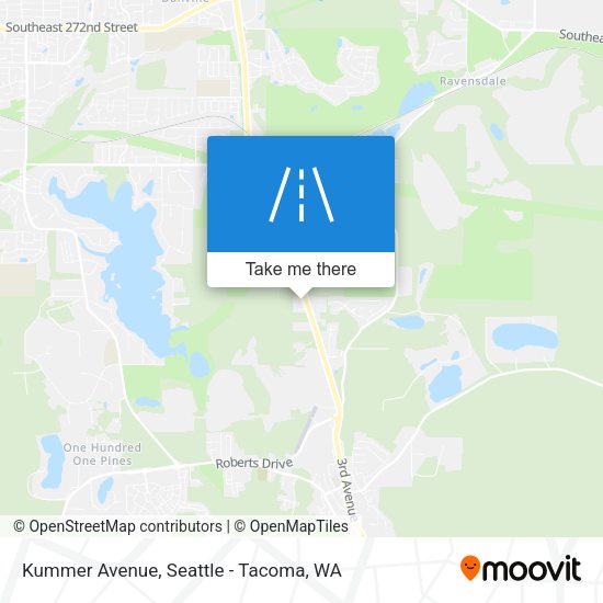 Kummer Avenue map