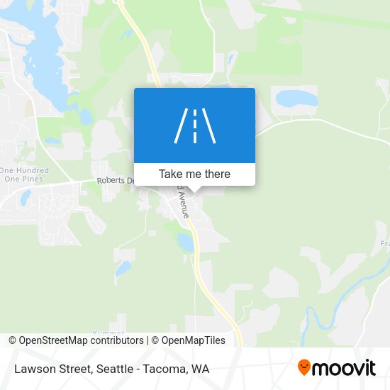 Lawson Street map