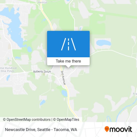 Newcastle Drive map