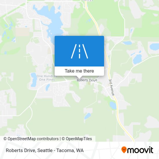 Roberts Drive map