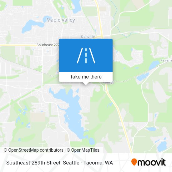 Mapa de Southeast 289th Street