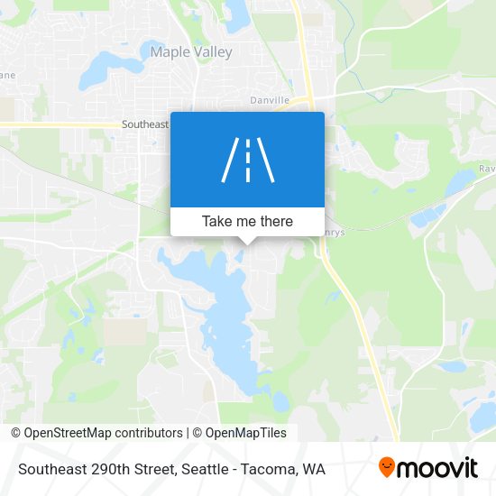 Southeast 290th Street map