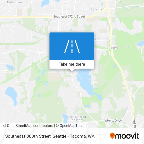 Southeast 300th Street map