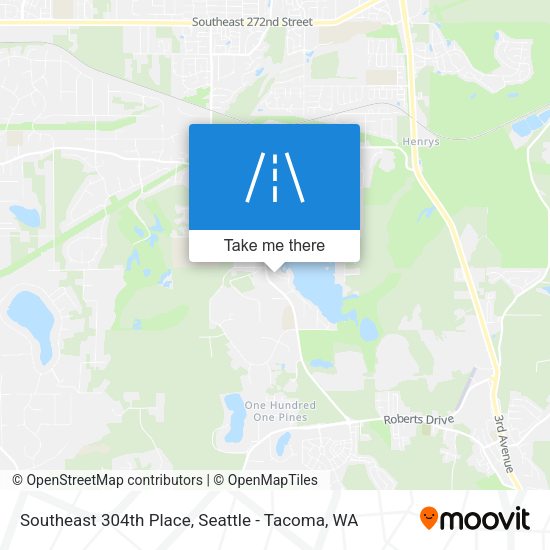 Southeast 304th Place map