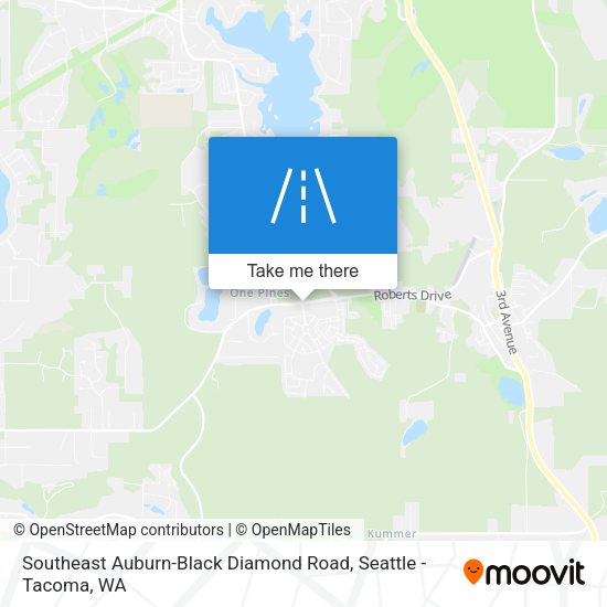 Mapa de Southeast Auburn-Black Diamond Road