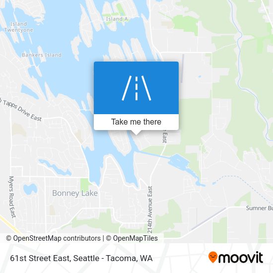 Mapa de 61st Street East