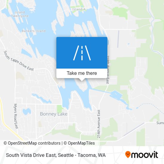 South Vista Drive East map
