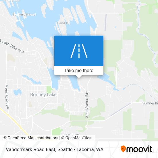 Vandermark Road East map