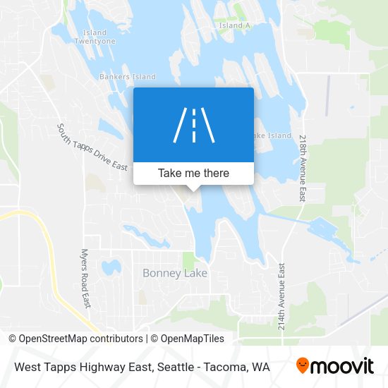 Mapa de West Tapps Highway East