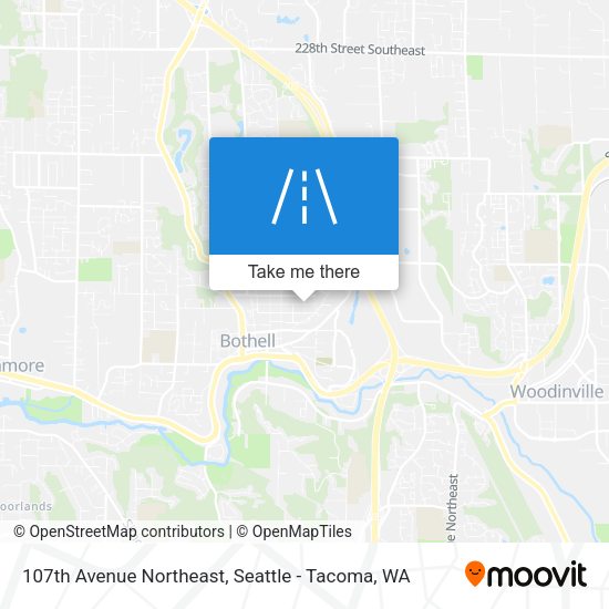 Mapa de 107th Avenue Northeast