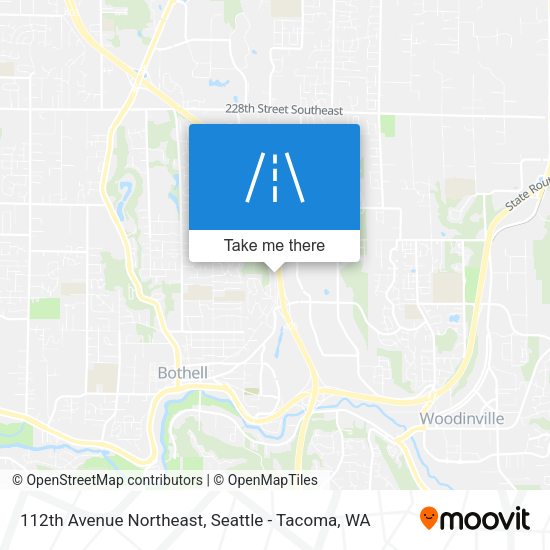 112th Avenue Northeast map