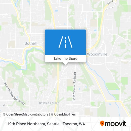 Mapa de 119th Place Northeast
