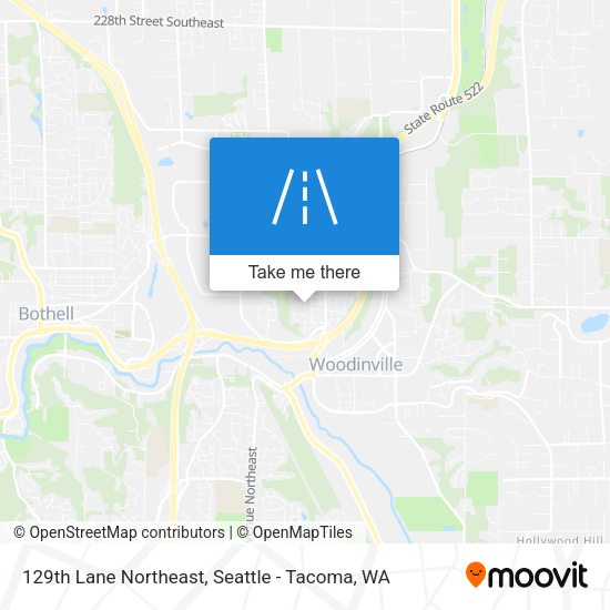 Mapa de 129th Lane Northeast