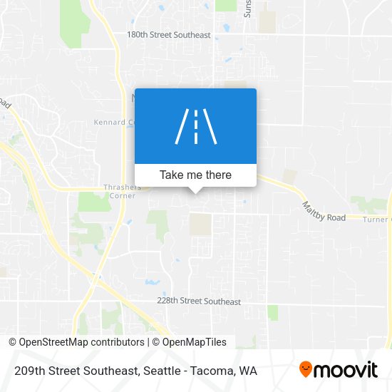 209th Street Southeast map