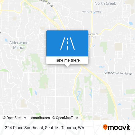 224 Place Southeast map
