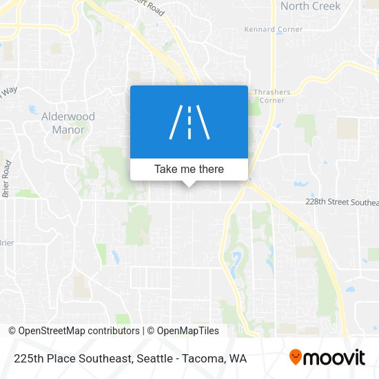 Mapa de 225th Place Southeast