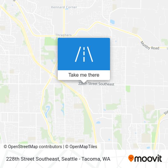 Mapa de 228th Street Southeast