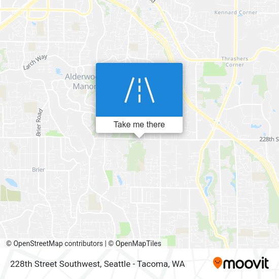228th Street Southwest map