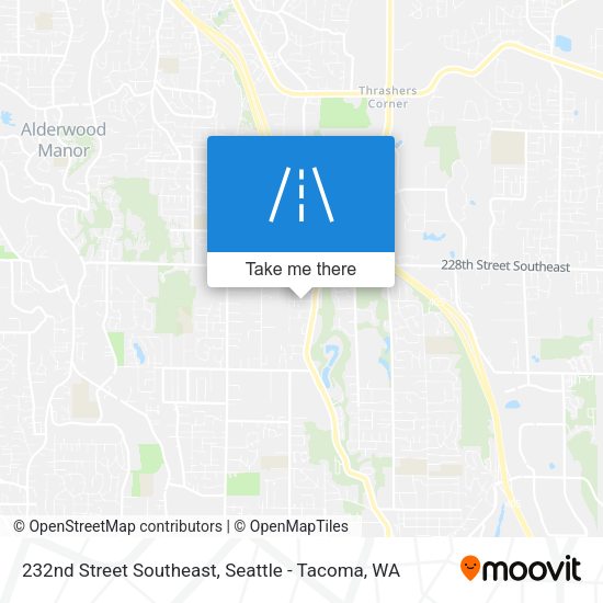 232nd Street Southeast map