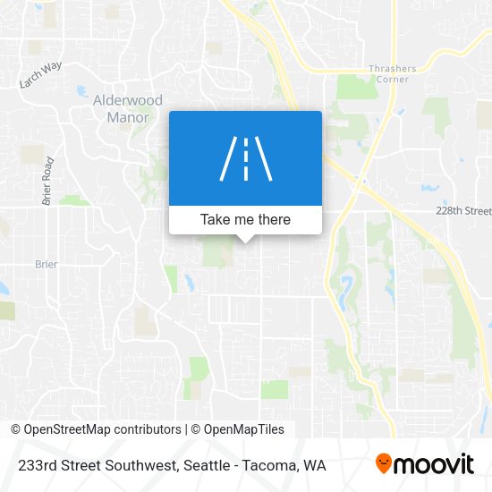 Mapa de 233rd Street Southwest