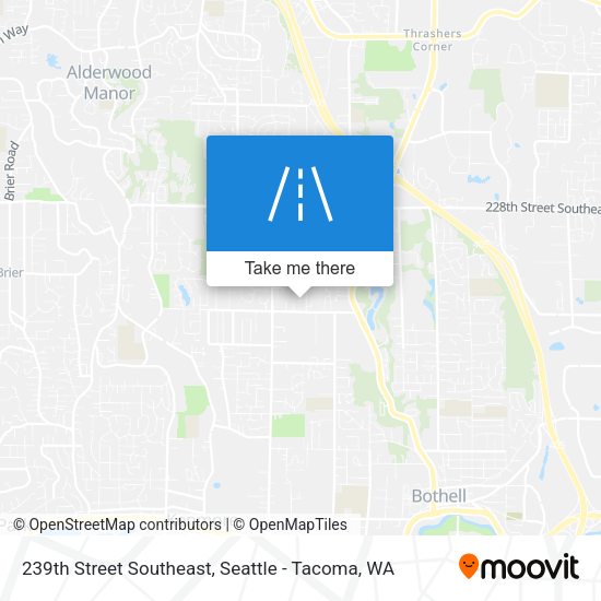 239th Street Southeast map