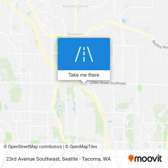 23rd Avenue Southeast map