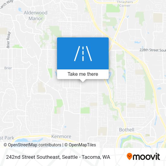 242nd Street Southeast map