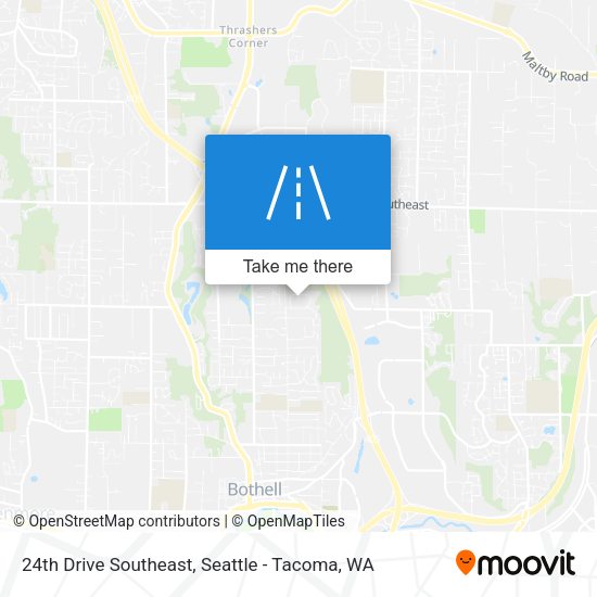 24th Drive Southeast map