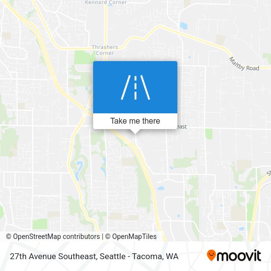 27th Avenue Southeast map