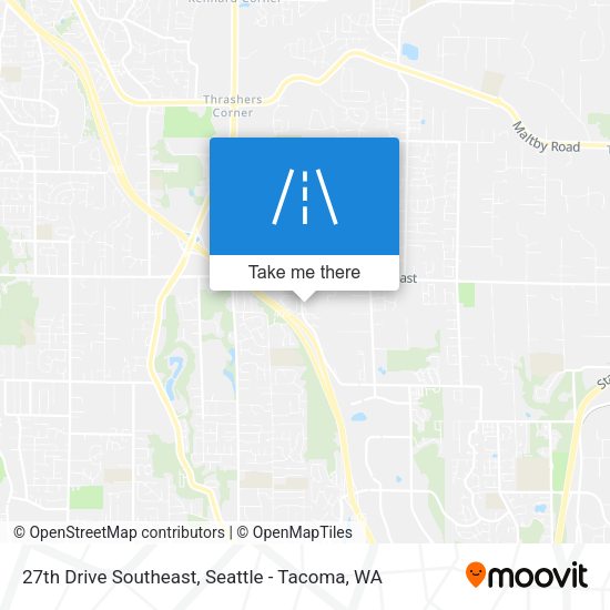 27th Drive Southeast map