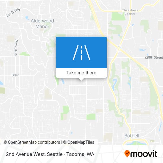 Mapa de 2nd Avenue West