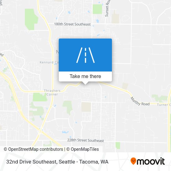 32nd Drive Southeast map