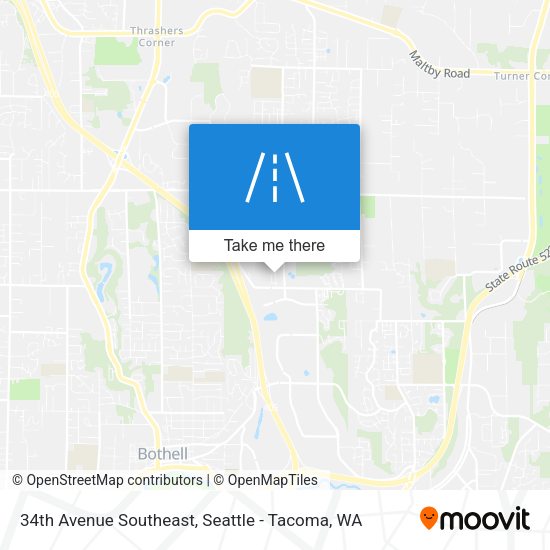 Mapa de 34th Avenue Southeast