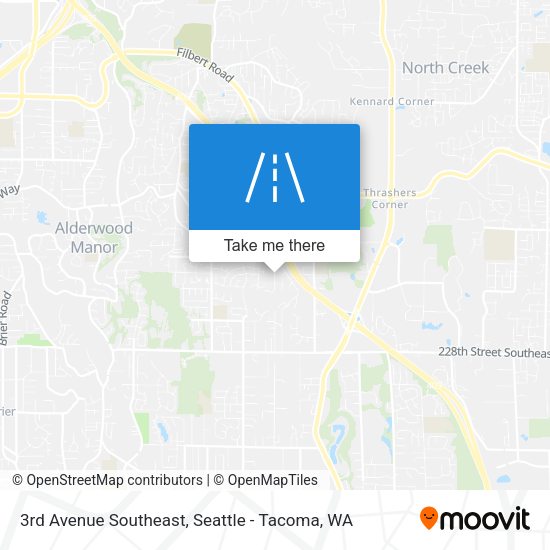 Mapa de 3rd Avenue Southeast