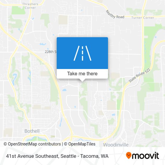 Mapa de 41st Avenue Southeast