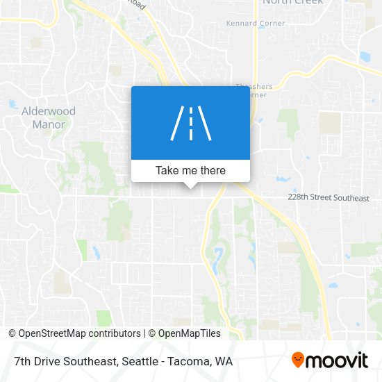 7th Drive Southeast map