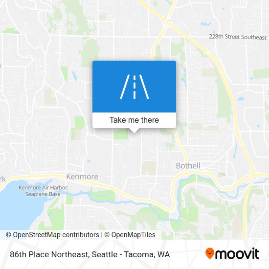 Mapa de 86th Place Northeast