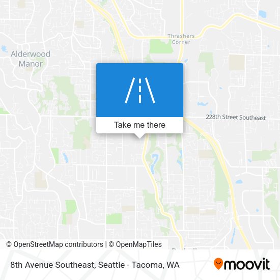 8th Avenue Southeast map