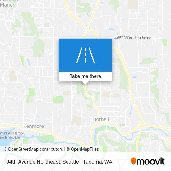 Mapa de 94th Avenue Northeast