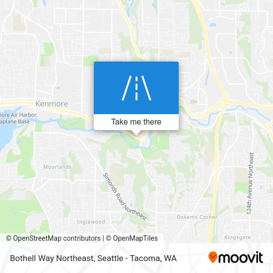 Mapa de Bothell Way Northeast