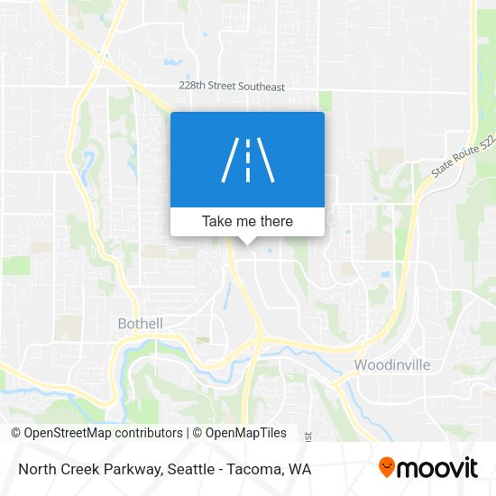 North Creek Parkway map