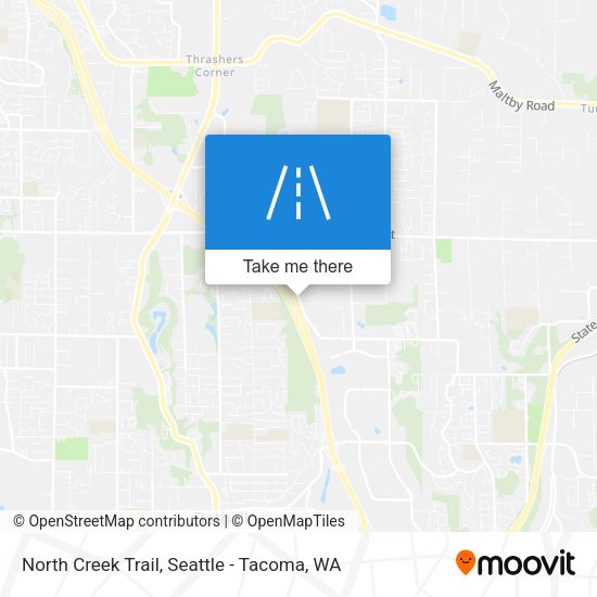 North Creek Trail map