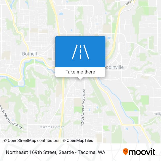 Mapa de Northeast 169th Street