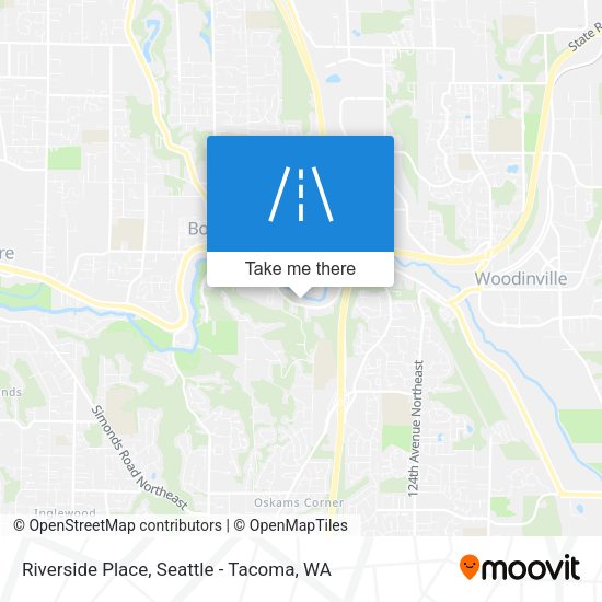 Riverside Place map