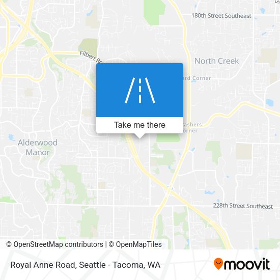 Royal Anne Road map